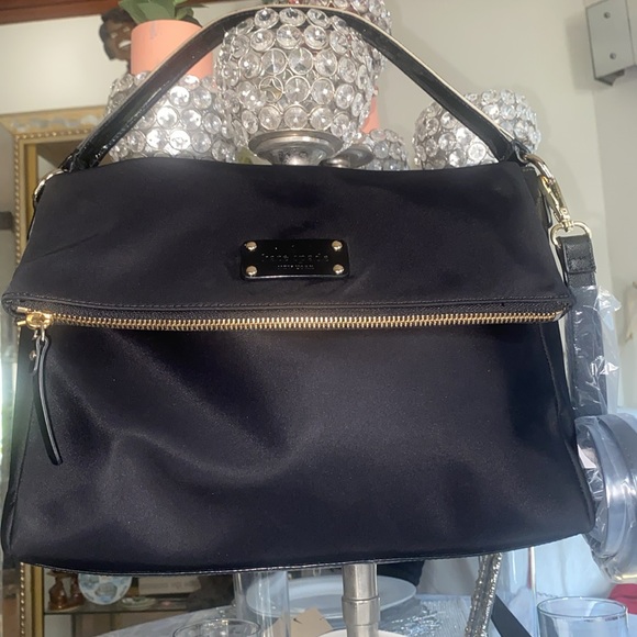 KATE SPADE Nylon bag w/patent leather trim! EUC! - Picture 15 of 16